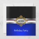 Search for silver black royal blue invitations Party