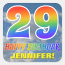 Search for twenty nine stickers 29th birthday
