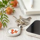 Search for cute cartoon key rings Illustration