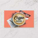 Search for coffee business cards Elegant