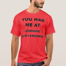 Search for learned hand tshirts Linguist