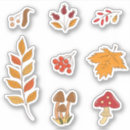 Search for autumnal leaves stickers Berries