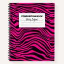 Search for pink zebra stripes notebooks Girly