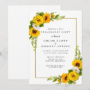 Search for yellow engagement party invitations Botanical