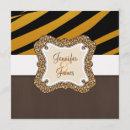 Search for tiger stripes invitations Brown