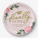 Search for graduation plates and napkins Floral