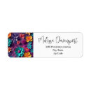 Search for digital return address labels Floral