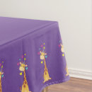 Search for giraffe tablecloths Cute