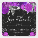 Search for purple and silver wedding stickers Watercolor
