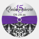 Search for silver damask stickers Purple