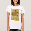 Search for vincent van gogh sunflowers tshirts Post impressionist
