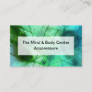 Search for acupressure business cards Therapist