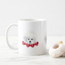 Search for bichon frise puppy mugs White