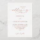 Search for silver foil invitations Rose gold silver