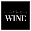 Search for black and white wine posters Typography