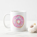Search for pink doughnut mugs Cute