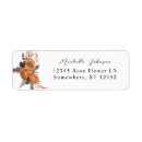 Search for festive floral return address labels Modern