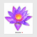 Search for purple lotus flower stickers Modern