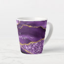 Search for gold glitter marble mugs Purple