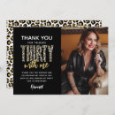 Search for adult birthday thank you cards Black and gold