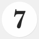 Search for white number stickers Simple