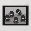 Search for ninja postcards Cute