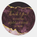 Search for gold foil thank you stickers Marble