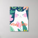 Search for abstract cat canvas prints Flower
