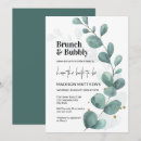 Search for eucalyptus bridal brunch invitations Greenery
