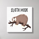 Search for mode canvas prints Sloth