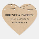 Search for string of lights wedding stickers Country