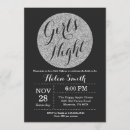 Search for girls game night invitations Glitter