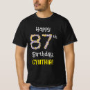 Search for eighty seven tshirts 87th birthday