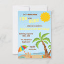 Search for sand castle birthday invitations Sea
