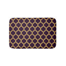 Search for moroccan quatrefoil pattern bath mats Purple