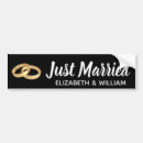 Search for brides bumper stickers Newlyweds