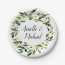 Search for minimalist wedding plates Greenery