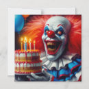 Search for scary clown invitations Haunting