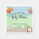 Search for woodland baby shower napkins Bear
