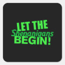 Search for in the beginning stickers Shamrock