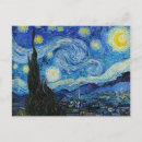 Search for starry night postcards Blue