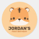 Search for tiger girl stickers Birthday
