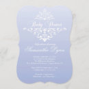 Search for damask baby girl shower invitations Elegant