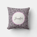 Search for black and white cheetah cushions Girly
