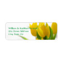 Search for tulips return address labels Elegant