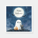 Search for black cat napkins Ghost