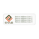 Search for with logo return address labels Branded