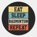 Search for tennis club stickers Badminton lover