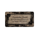 Search for gothic wedding return address labels Grunge