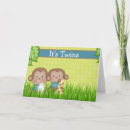 Search for birth of twin boys cards Baby